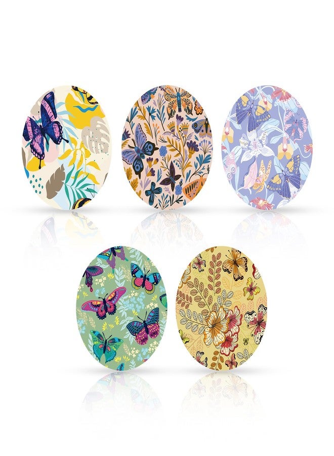 XIHIRCD 25pcs Sensor Covers for CGM Libre 2/3, Sweatproof Blood Sugar Monitor Patch Butterfly Pattern Waterproof Adhesive Patches Sensor Stickers Overpatch Compatible with Libre - Image 1